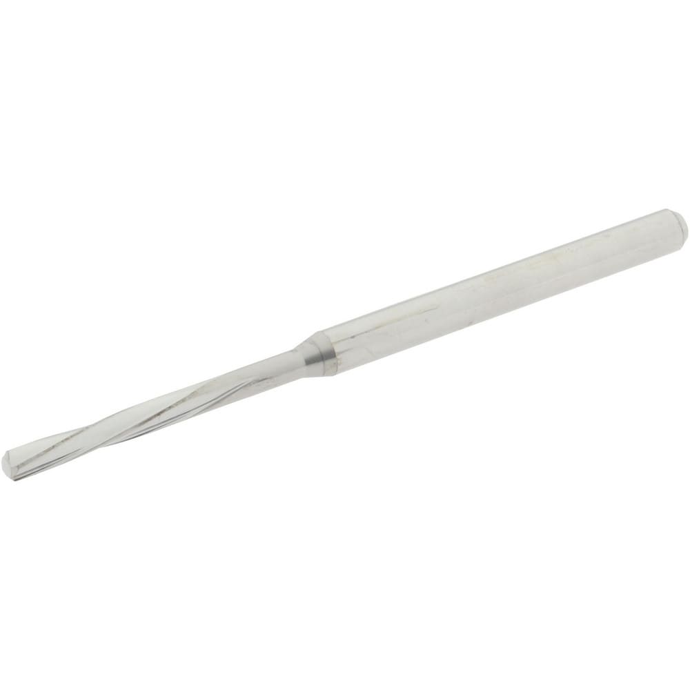 Hertel MR34-0771.438 Chucking Reamer: 0.0772" Dia, 1.9685" OAL, 0.7087" Flute Length, Straight Shank, Solid Carbide Image