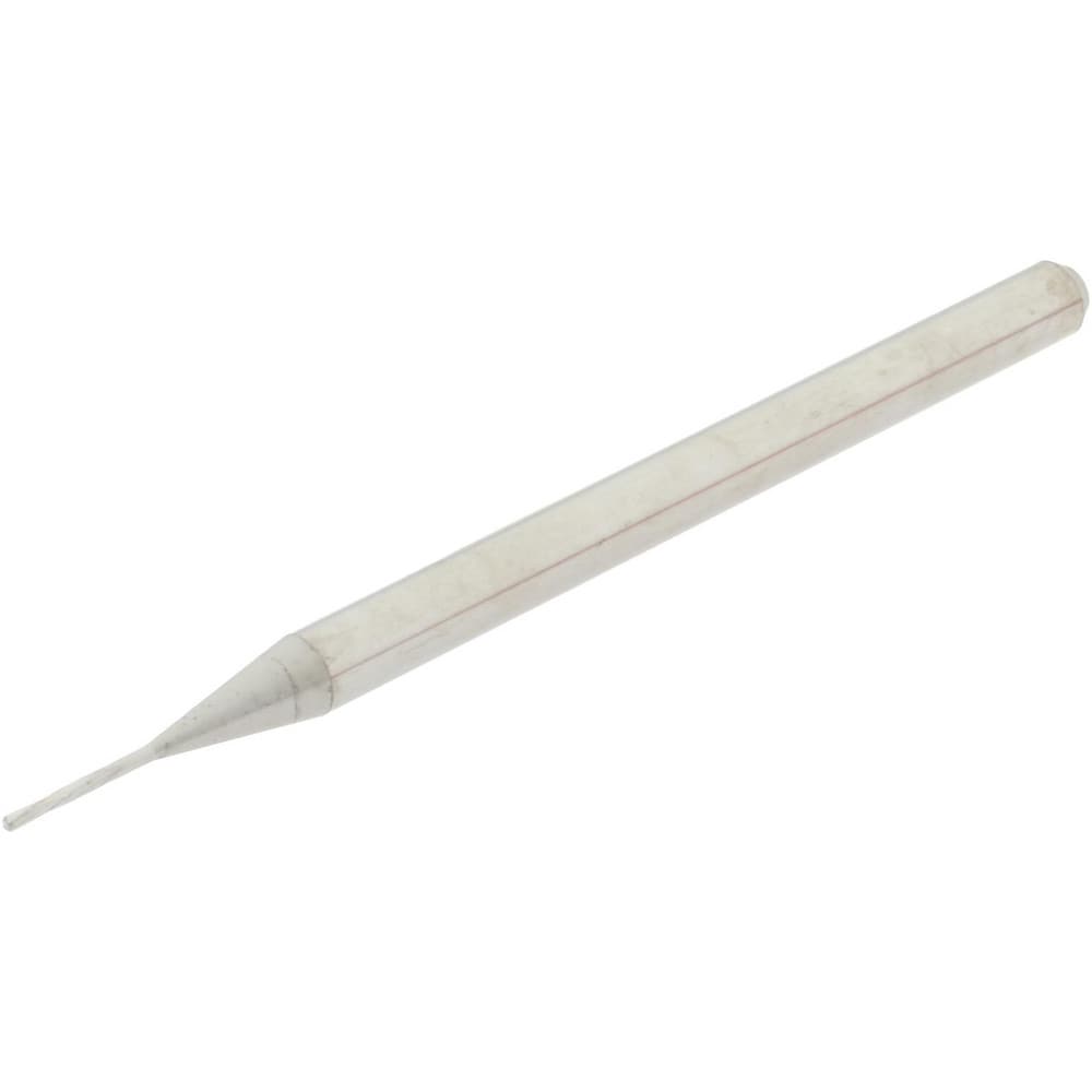 Hertel MR34-0232.118 Chucking Reamer: 0.0232" Dia, 1.9685" OAL, 0.2362" Flute Length, Straight Shank, Solid Carbide Image