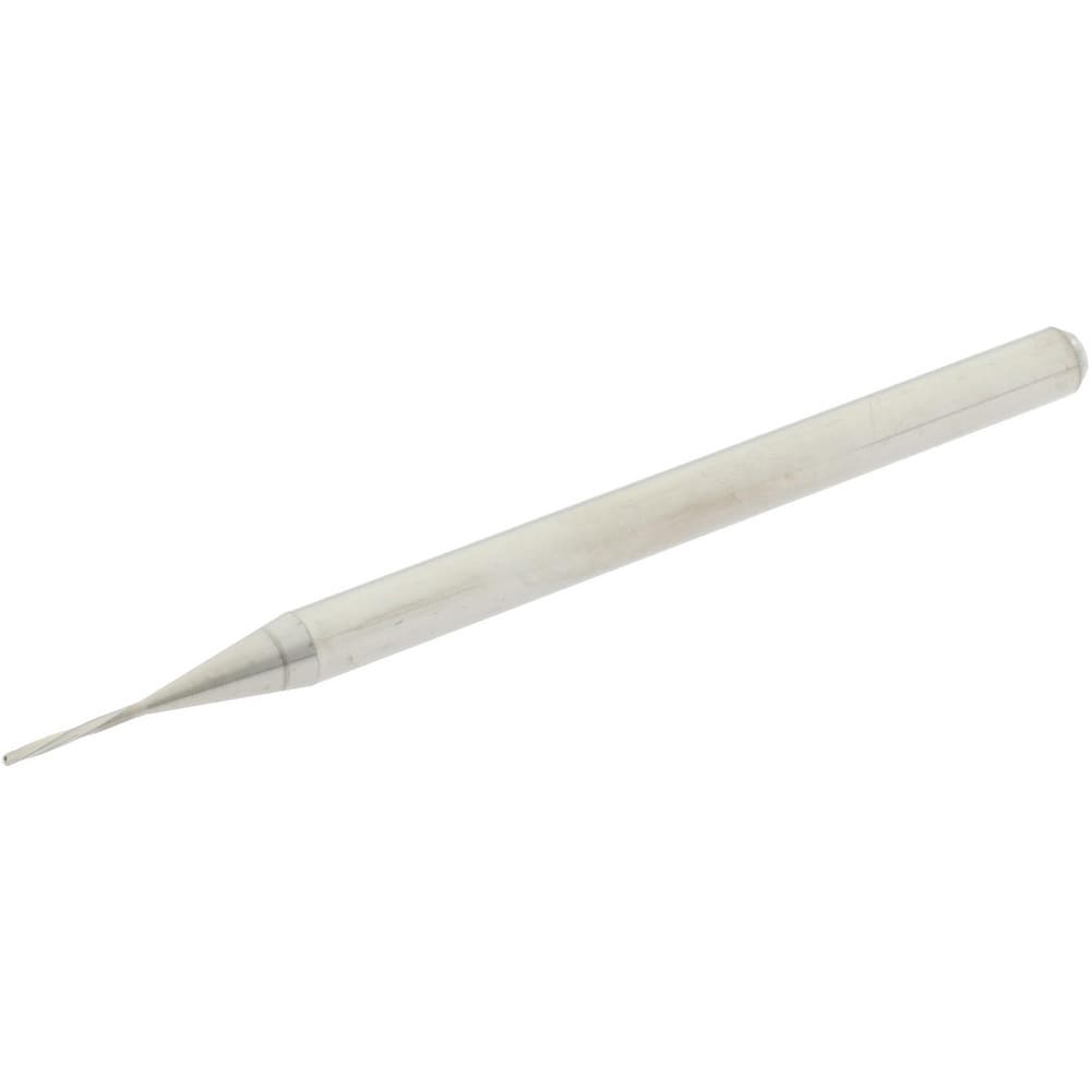 Hertel MR34-0228.118 Chucking Reamer: 0.0228" Dia, 1.9685" OAL, 0.2362" Flute Length, Straight Shank, Solid Carbide Image