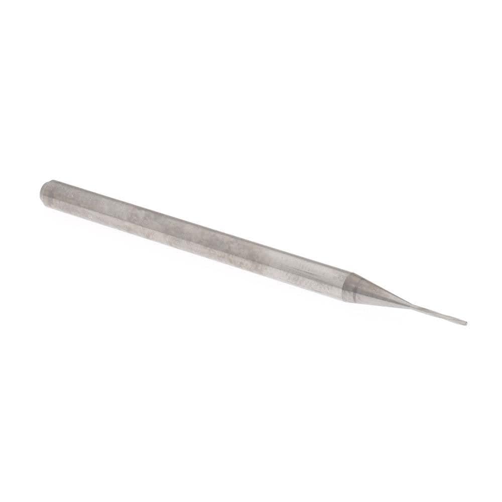 Hertel MR34-0216.118 Chucking Reamer: 0.55 mm Dia, 50 mm OAL, 3 mm Flute Length, Spiral Flute, Straight Shank, Solid Carbide Image