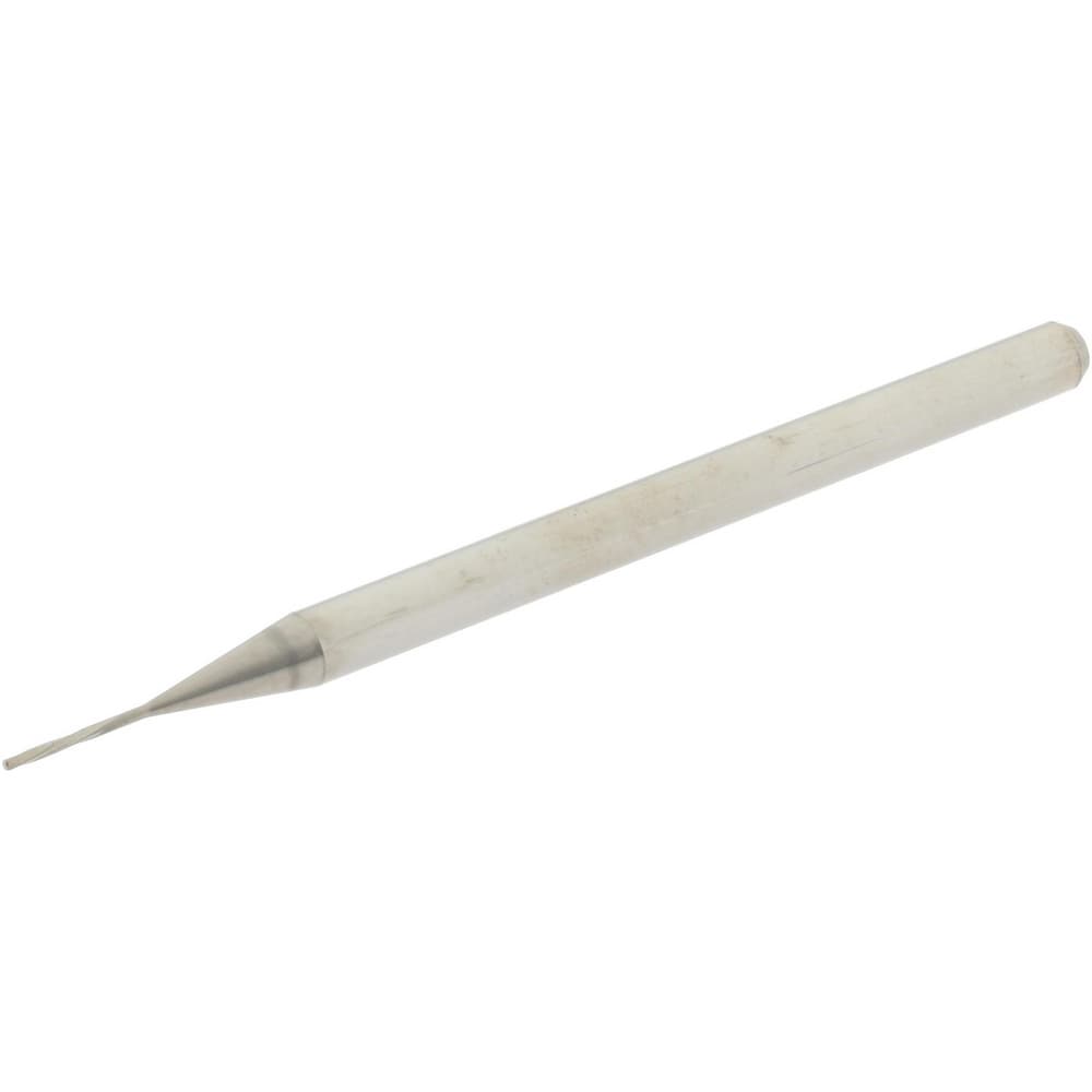 Hertel MR34-0209.118 Chucking Reamer: 0.0209" Dia, 1.9685" OAL, 0.2362" Flute Length, Straight Shank, Solid Carbide Image