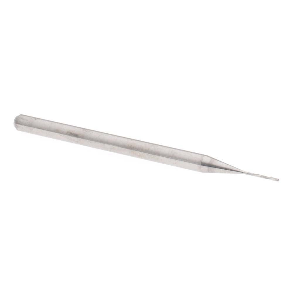 Hertel MR34-0197.118 Chucking Reamer: 0.5 mm Dia, 50 mm OAL, 3 mm Flute Length, Spiral Flute, Straight Shank, Solid Carbide Image