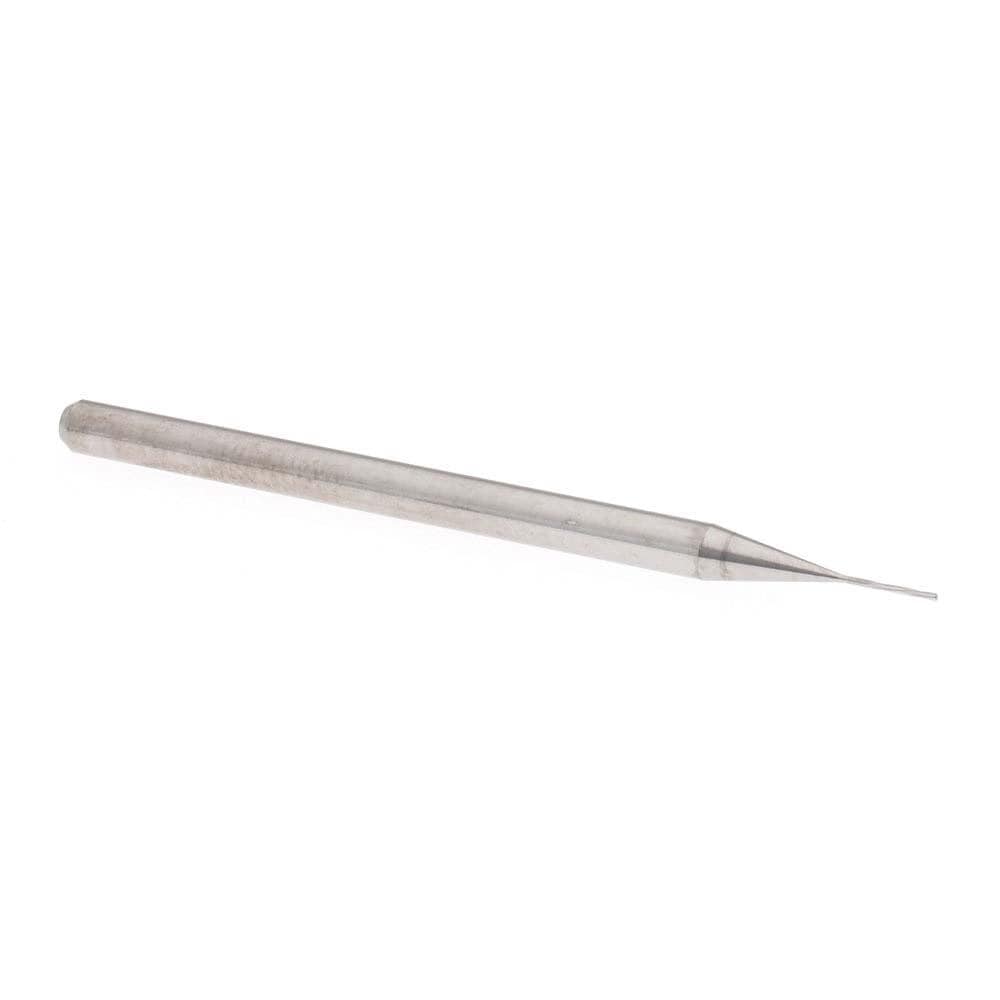 Hertel MR34-0169.099 Chucking Reamer: 0.43 mm Dia, 50 mm OAL, 2.5 mm Flute Length, Spiral Flute, Straight Shank, Solid Carbide Image