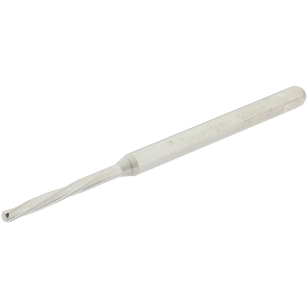 Hertel MR34-0673.406 Chucking Reamer: 0.0673" Dia, 1.9685" OAL, 0.7087" Flute Length, Straight Shank, Solid Carbide Image