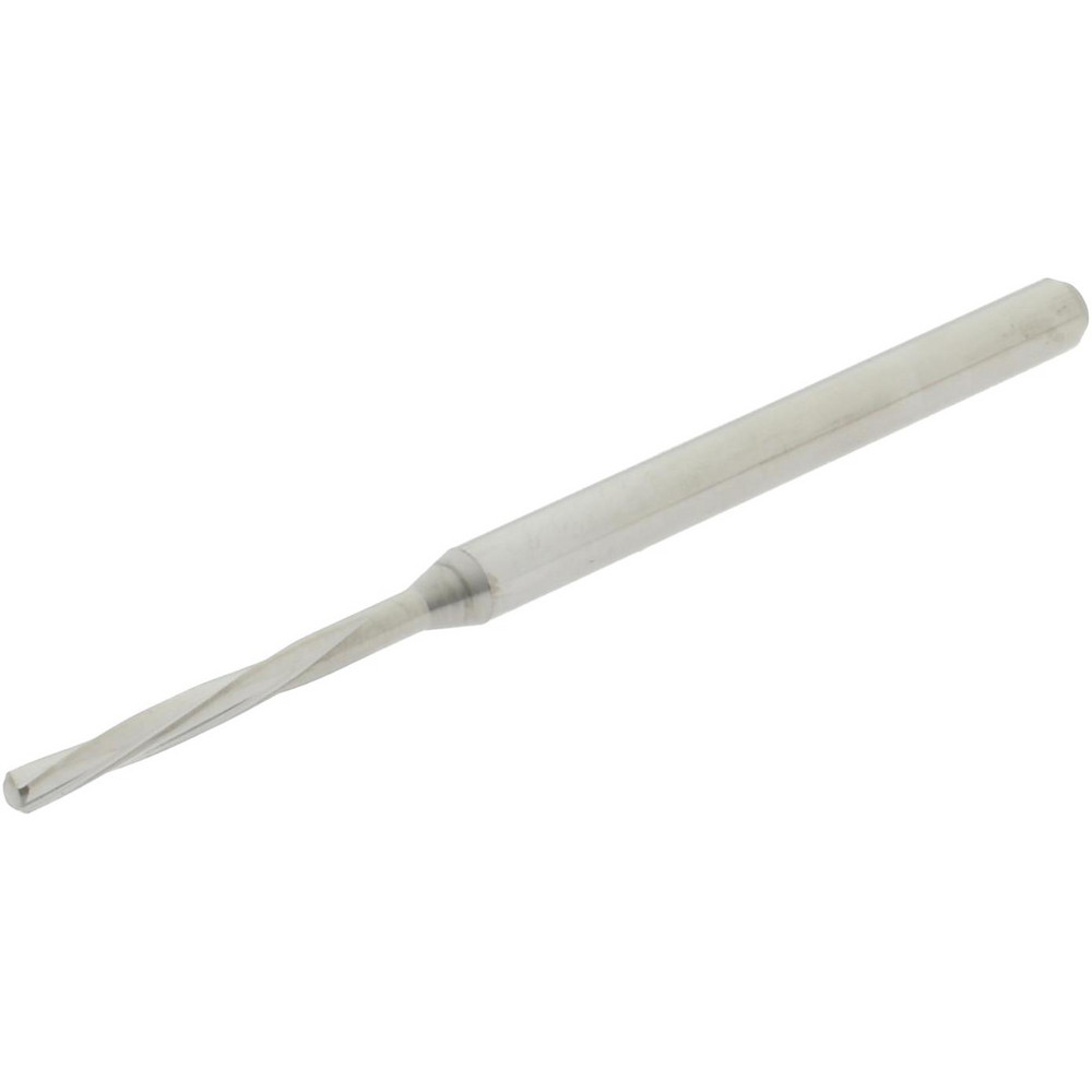 Hertel MR34-0649.406 Chucking Reamer: 0.065" Dia, 1.9685" OAL, 0.7087" Flute Length, Straight Shank, Solid Carbide Image
