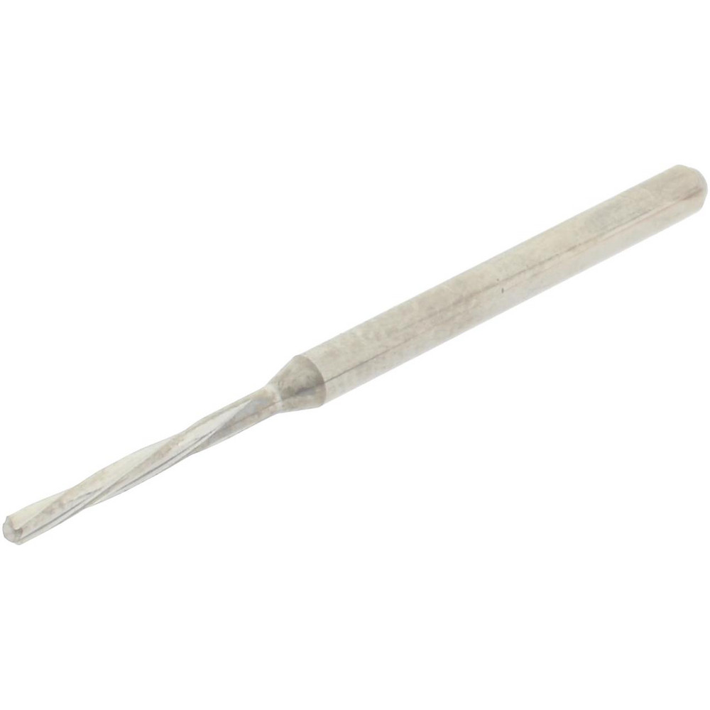 Hertel MR34-0646.406 Chucking Reamer: 0.0646" Dia, 1.9685" OAL, 0.7087" Flute Length, Straight Shank, Solid Carbide Image