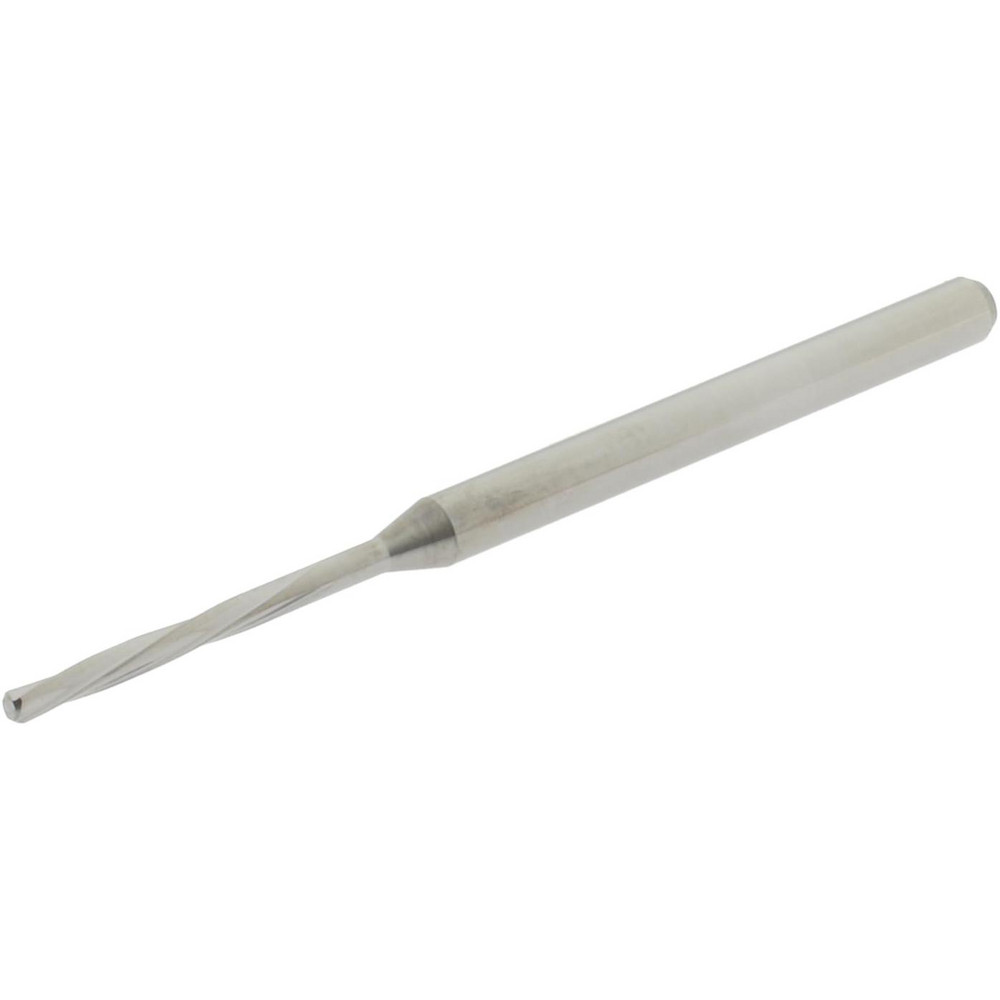 Hertel MR34-0586.406 Chucking Reamer: 0.0587" Dia, 1.9685" OAL, 0.7087" Flute Length, Straight Shank, Solid Carbide Image