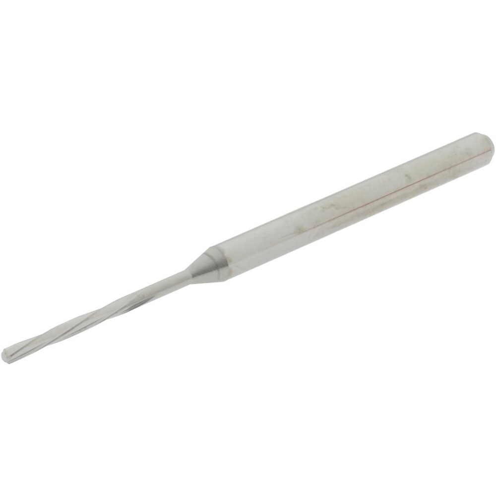 Hertel MR34-0504.406 Chucking Reamer: 0.0504" Dia, 1.9685" OAL, 0.7087" Flute Length, Straight Shank, Solid Carbide Image