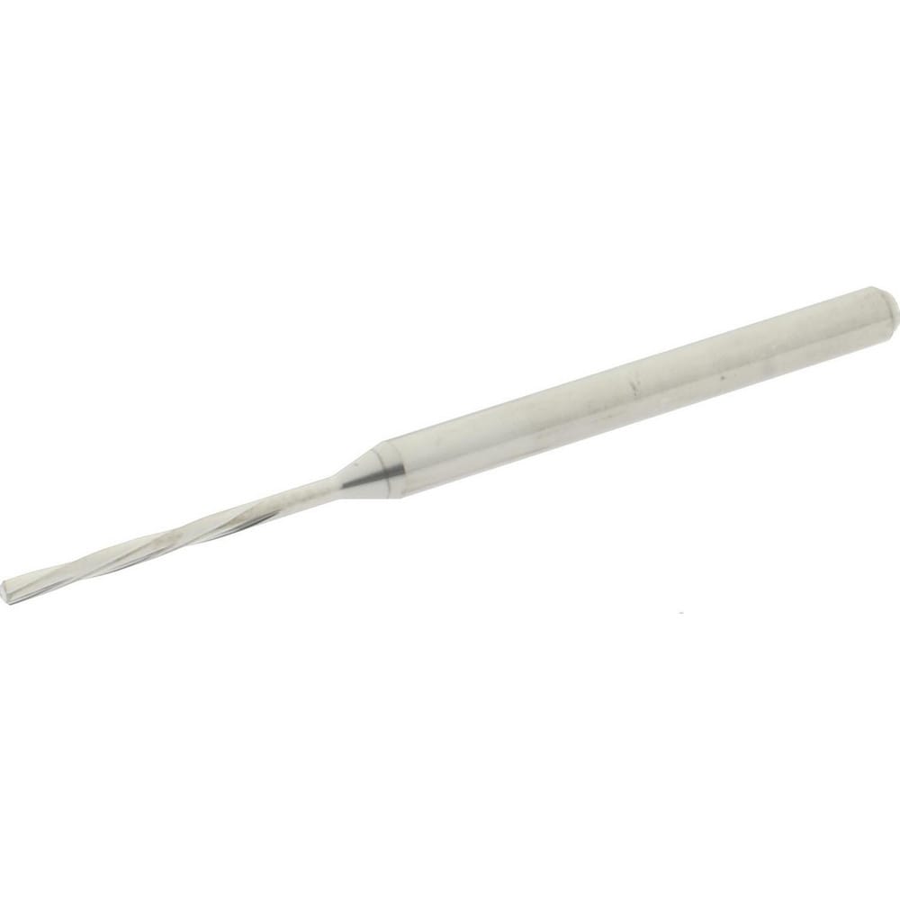 Hertel MR34-0496.406 Chucking Reamer: 0.0496" Dia, 1.9685" OAL, 0.7087" Flute Length, Straight Shank, Solid Carbide Image