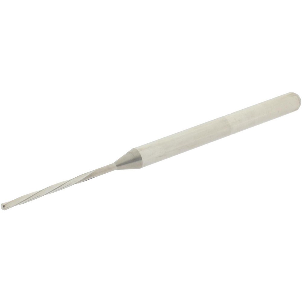 Hertel MR34-0421.406 Chucking Reamer: 0.042" Dia, 1.9685" OAL, 0.7087" Flute Length, Straight Shank, Solid Carbide Image