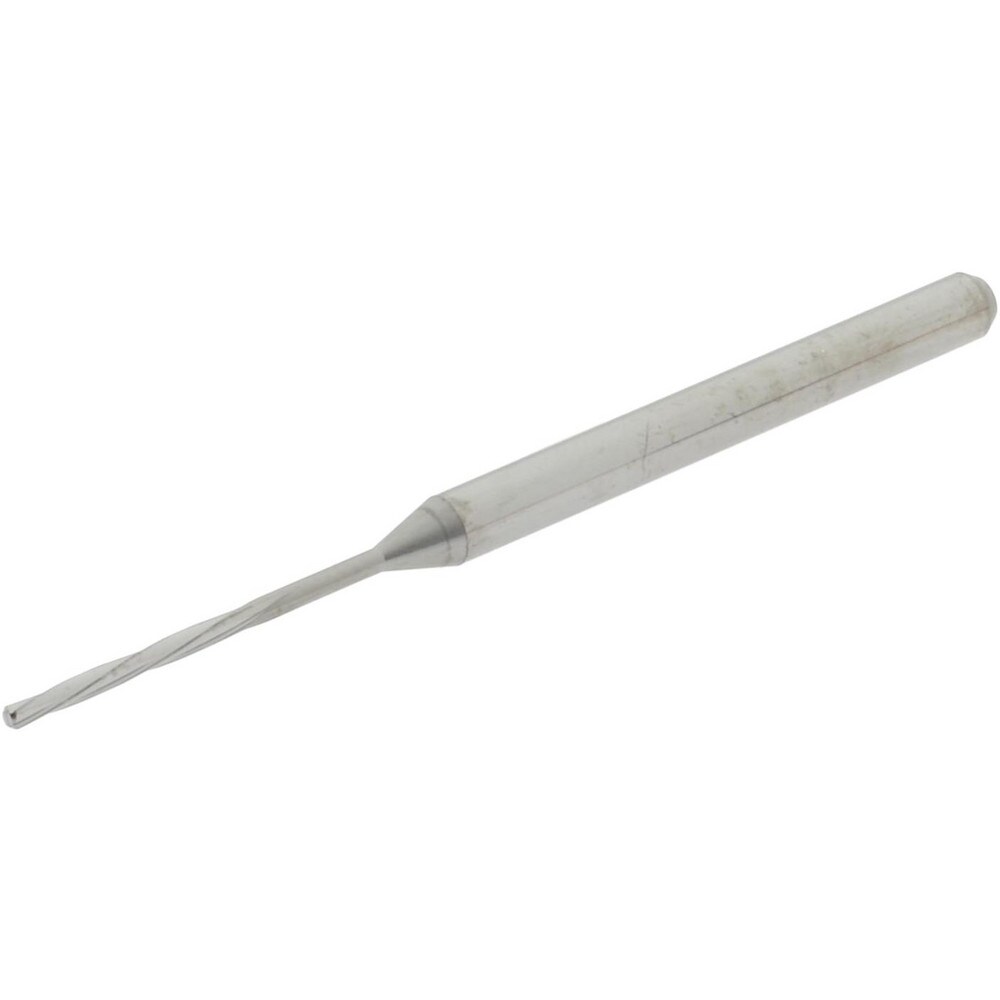 Hertel MR34-0417.406 Chucking Reamer: 0.0417" Dia, 1.9685" OAL, 0.7087" Flute Length, Straight Shank, Solid Carbide Image