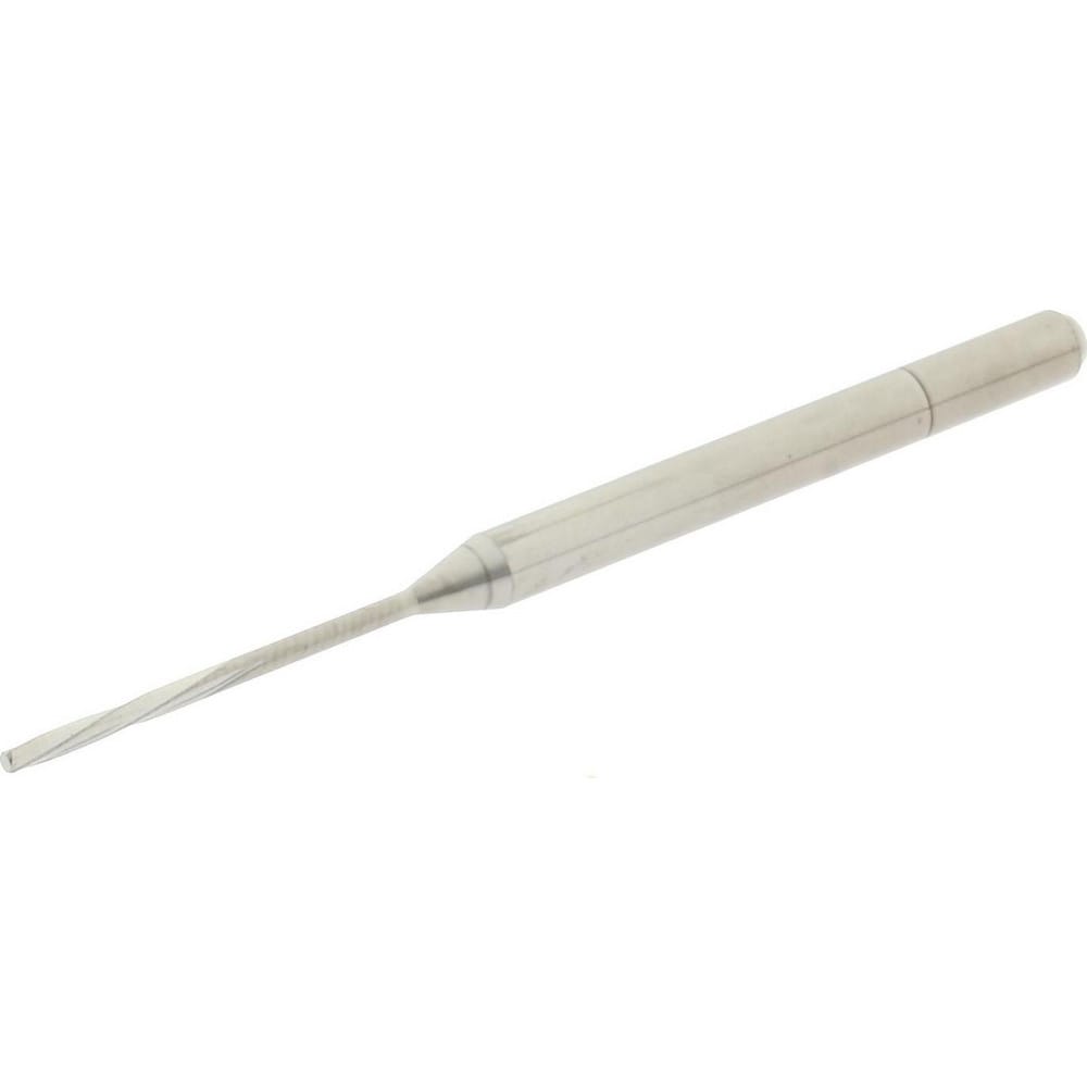 Hertel MR34-0413.281 Chucking Reamer: 0.0413" Dia, 1.9685" OAL, 0.7087" Flute Length, Straight Shank, Solid Carbide Image