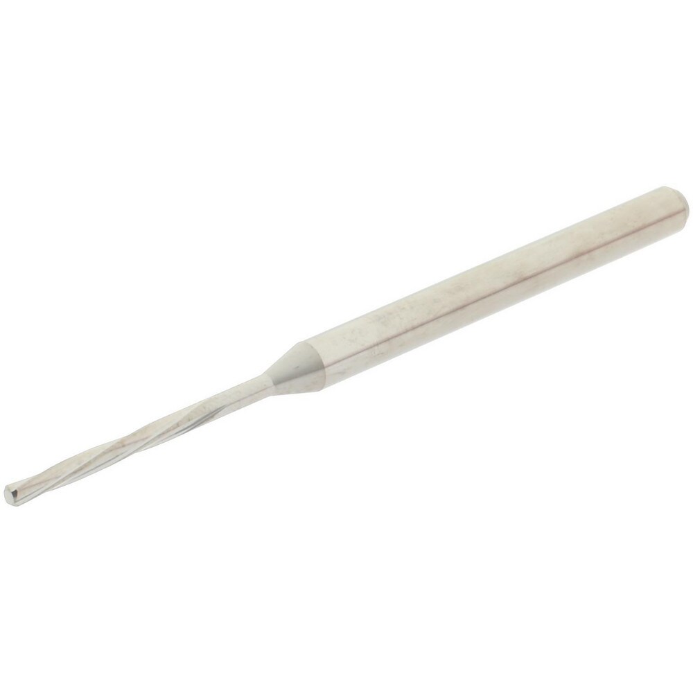 Hertel MR34-0535.406 Chucking Reamer: 0.0535" Dia, 1.9685" OAL, 0.7087" Flute Length, Straight Shank, Solid Carbide Image