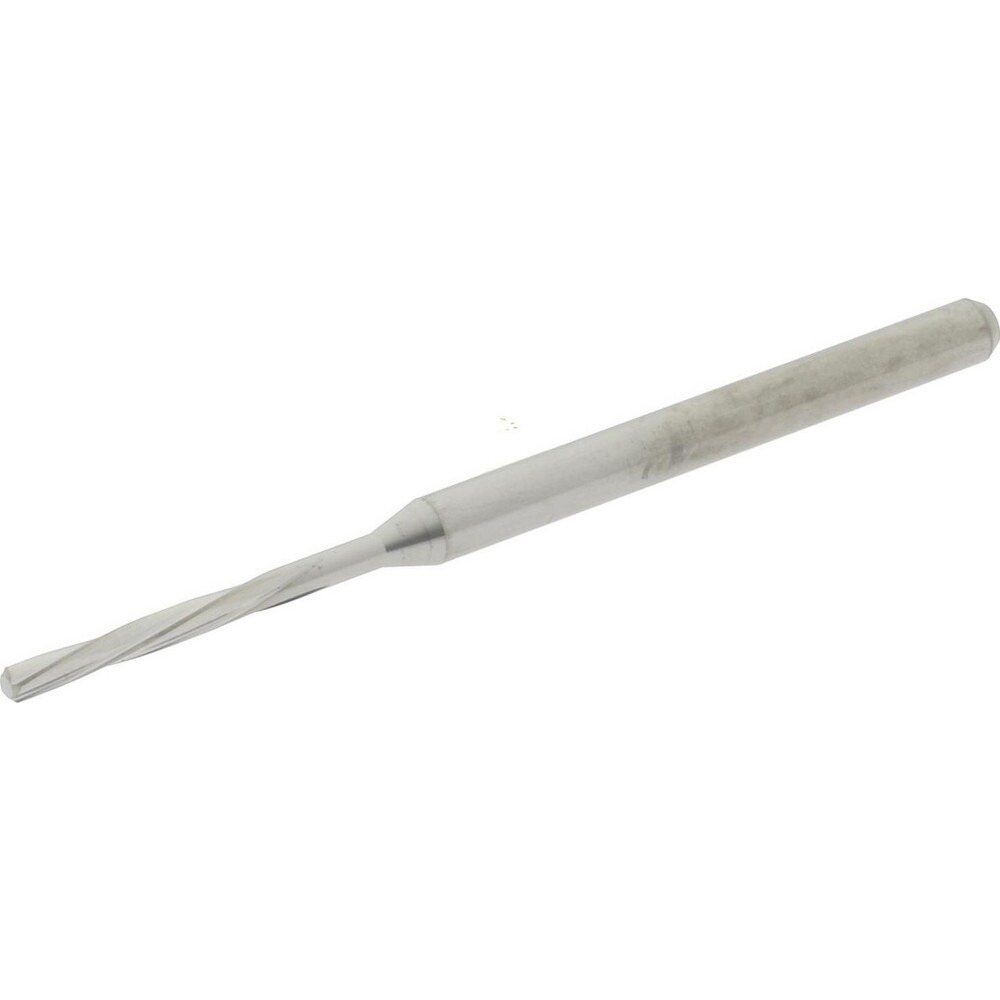 Hertel MR34-0618.406 Chucking Reamer: 0.0618" Dia, 1.9685" OAL, 0.7087" Flute Length, Straight Shank, Solid Carbide Image