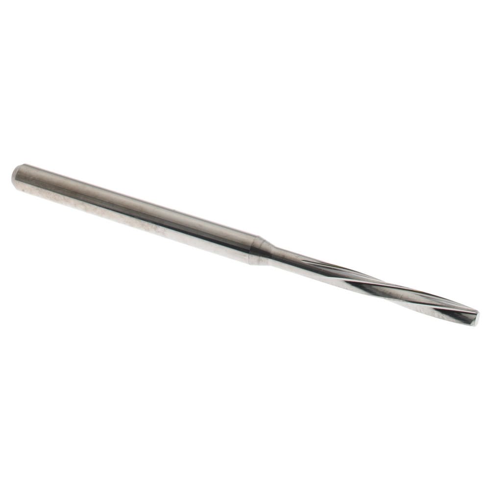 Chucking Reamer: 1.97 mm Dia, 50 mm OAL, 11 mm Flute Length, Spiral Flute, Straight Shank, Solid Carbide