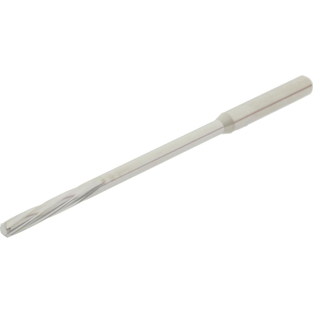 Hertel MR46-1102.563 Chucking Reamer: 0.11" Dia, 2.9527" OAL, 2.0078" Flute Length, Straight Shank, Solid Carbide Image