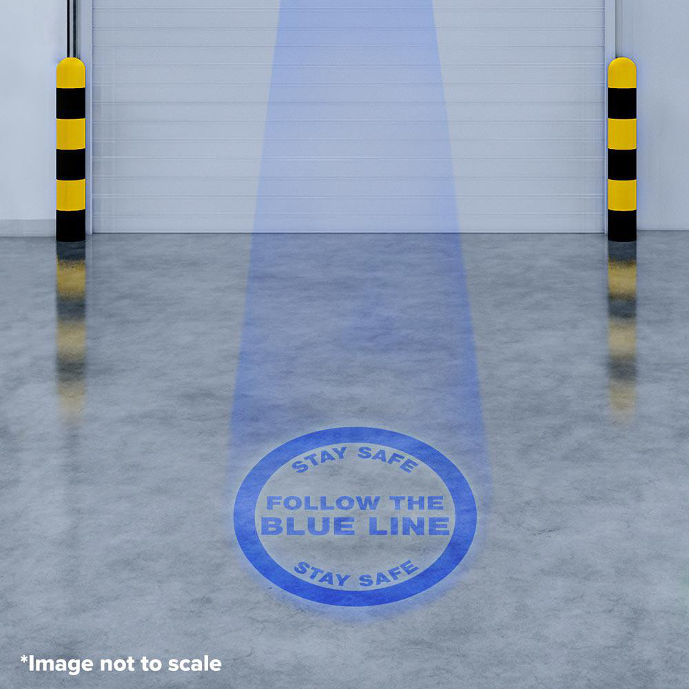 Visual Workplace - LED Sign Projectors: Directional, STAY SAFE, FOLLOW ...