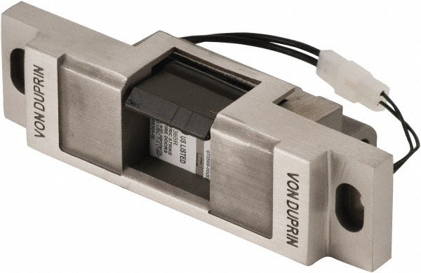 Von Duprin 9" Long x 1-5/8" Wide, Stainless Steel Finish, Electric Door Strike - 12 Volt, DC Power, Stainless Steel | Part #611232D