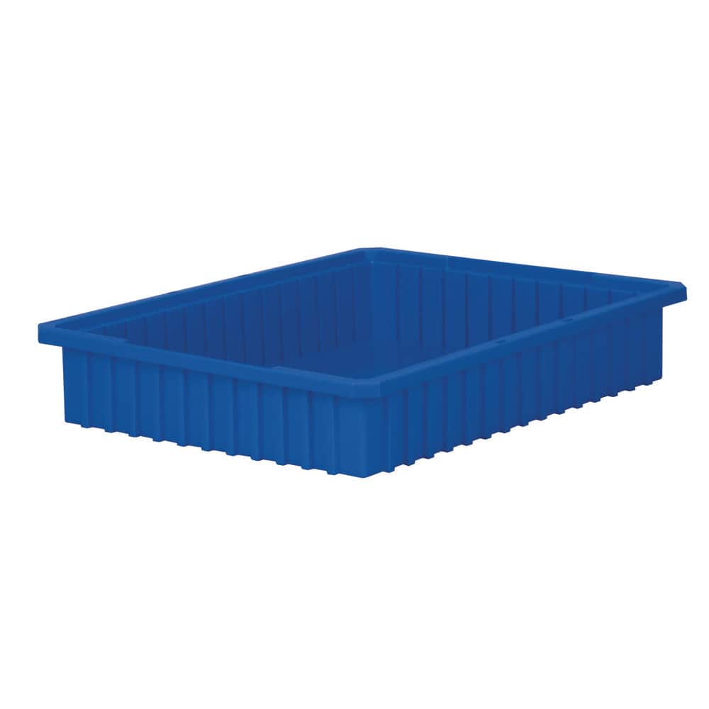 AKRO-MILS 33224BLUE Polyethylene Dividable Storage Tote: 30 lb Capacity 
