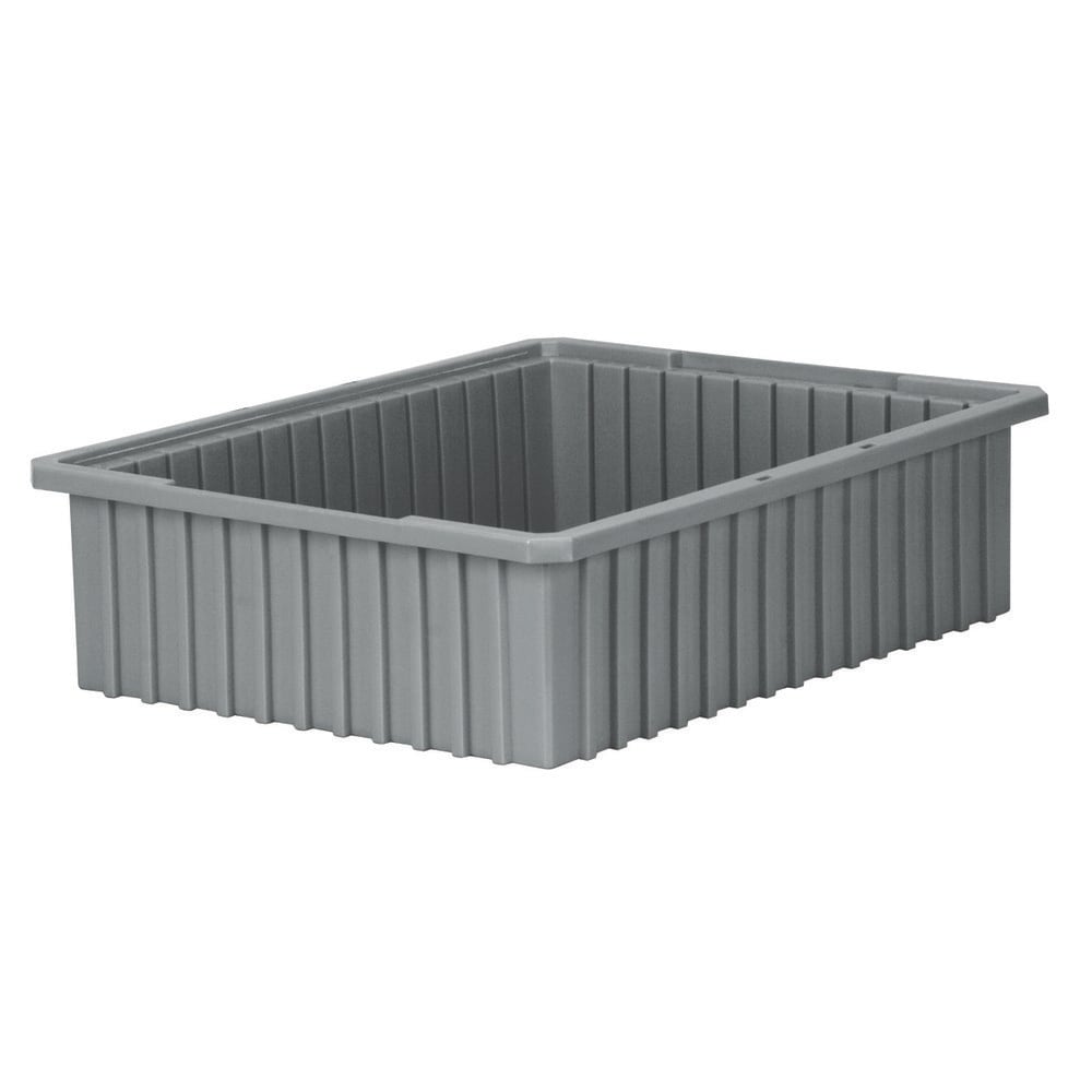 AKRO-MILS 33226GREY Polyethylene Dividable Storage Tote: 40 lb Capacity Image