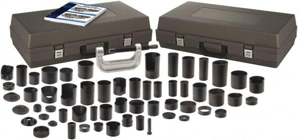 Automotive Repair & Service Kits; Kit Type: Master Ball Joint Set ; Includes: 2 cases;55 Adapters;Application Charts and Diagrams;Ball Joint Application Guide;C-Frame