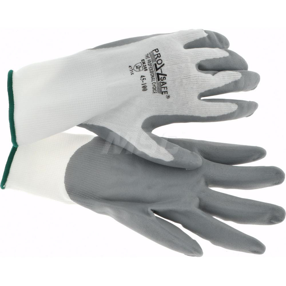 General Purpose Work Gloves: X-Small, Nitrile Coated, Nylon