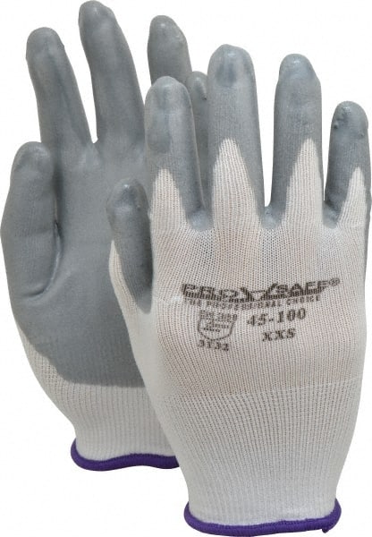 PRO-SAFE - General Purpose Work Gloves: Large, Nitrile-Coated Nitrile &  Nylon - 50585884 - MSC Industrial Supply