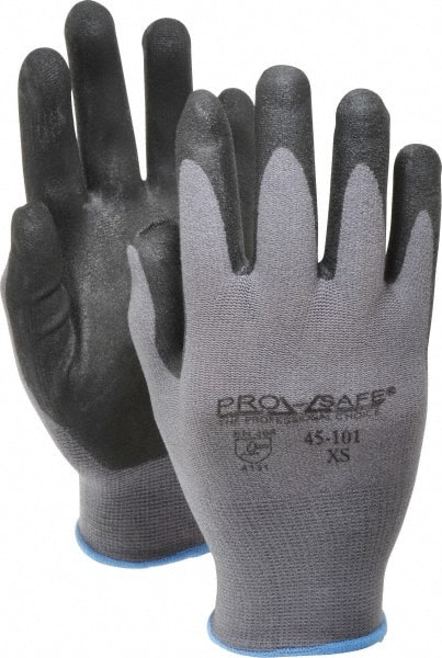 PRO-SAFE Size XL (10) Grain Goatskin General Protection Work Gloves for Work & Driver, Uncoated, Slip-On Cuff, Full Fingered, Gray, Paired 71-3601/XL