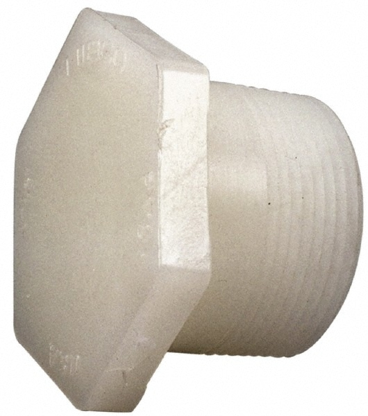 NIBCO CE02400 1-1/2" PVDF Plastic Pipe Threaded Plug Image