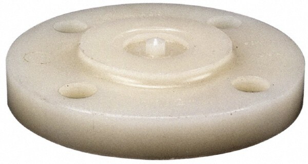 1/2" Pipe, 3-1/2" OD, PVDF Blind Pipe Flange