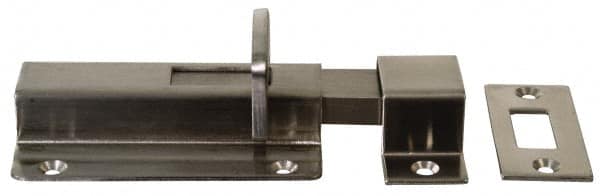 Sugatsune KR-75 2-61/64" Long, 1-57/64" Wide Stainless Steel Slide Bolt 