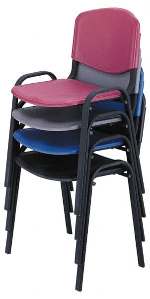 Safco SAF4185BL Pack of (4) Black Stackinging Chairs 
