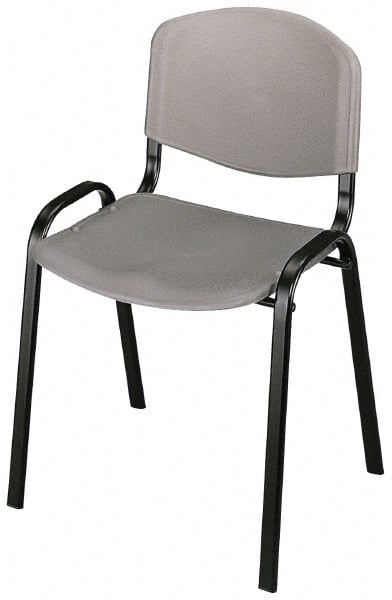 Safco SAF4185CH Pack of (4) Charcoal Stackinging Chairs 