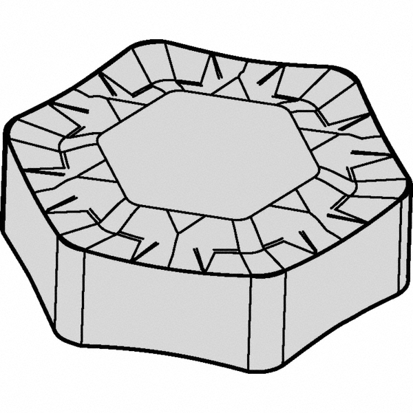 Kennametal Milling Insert: KCK15, Carbide - TiCN & Al2O3 Finish | 5-Pack | Part #5420832