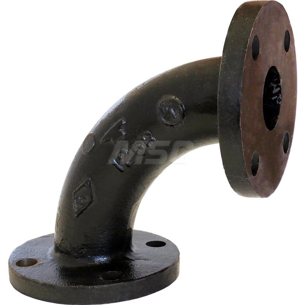 Anvil Black 90 ° Flanged Elbow 3 125 Psi Threaded Msc Industrial Supply Co 