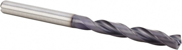 Kennametal 4054522 Jobber Length Drill Bit: 0.228" Dia, 140 °, Solid Carbide Image