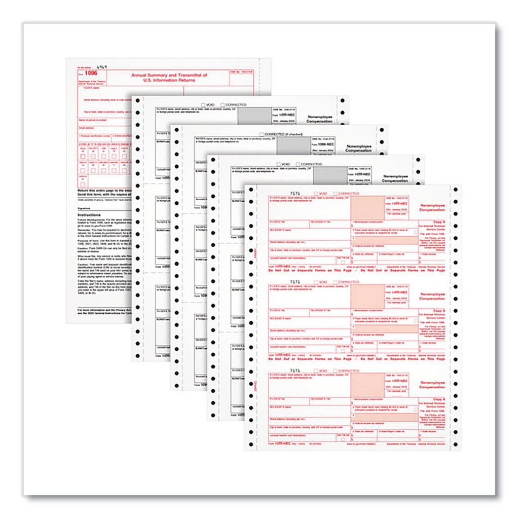 Adams Business Forms - Office Forms: Type: Tax Forms; Format: Four-Part ...