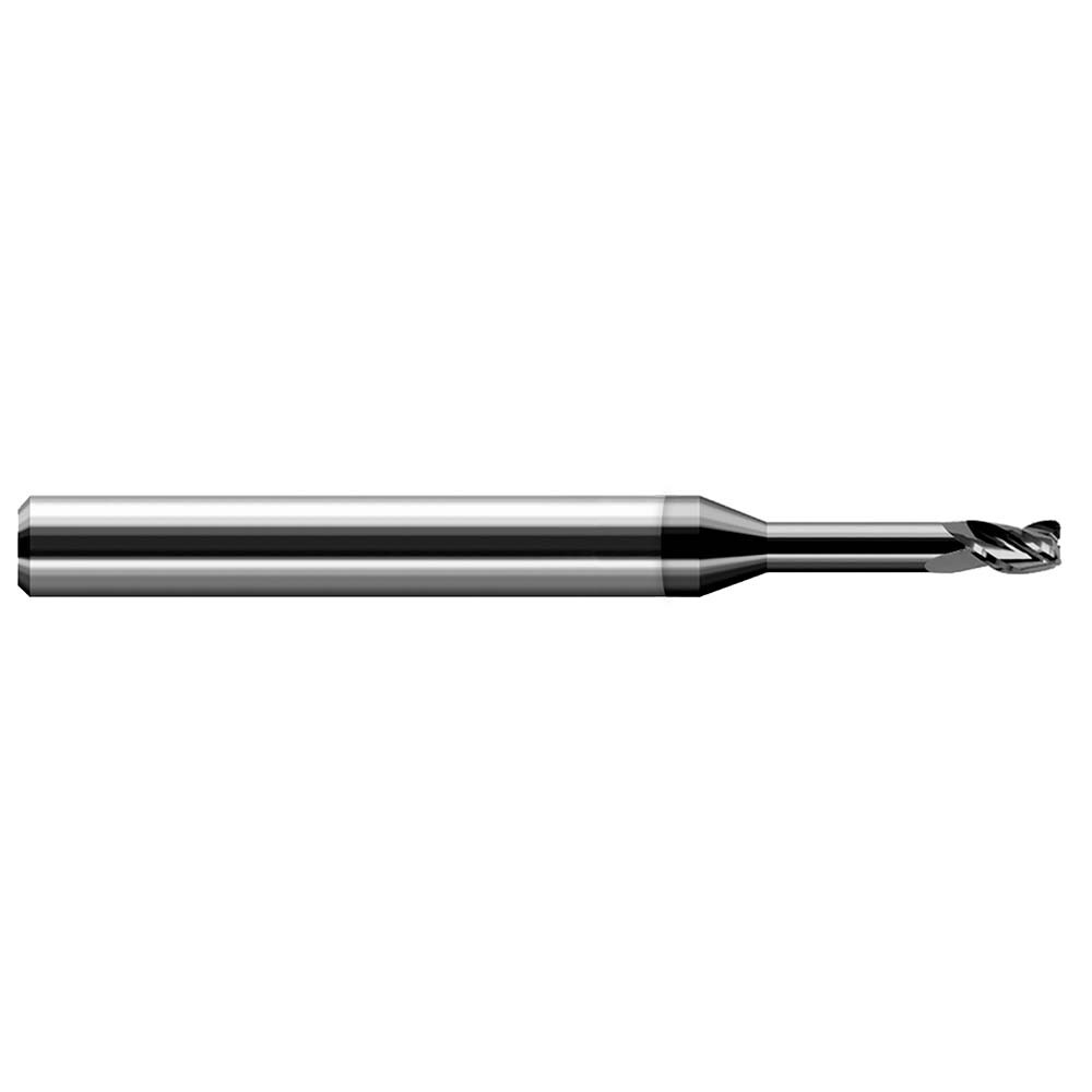 Harvey Tool 41562-C4 Corner Radius End Mill: 0.062" Dia, 3/32" LOC, 0.01" Radius, 3 Flutes, Solid Carbide Image