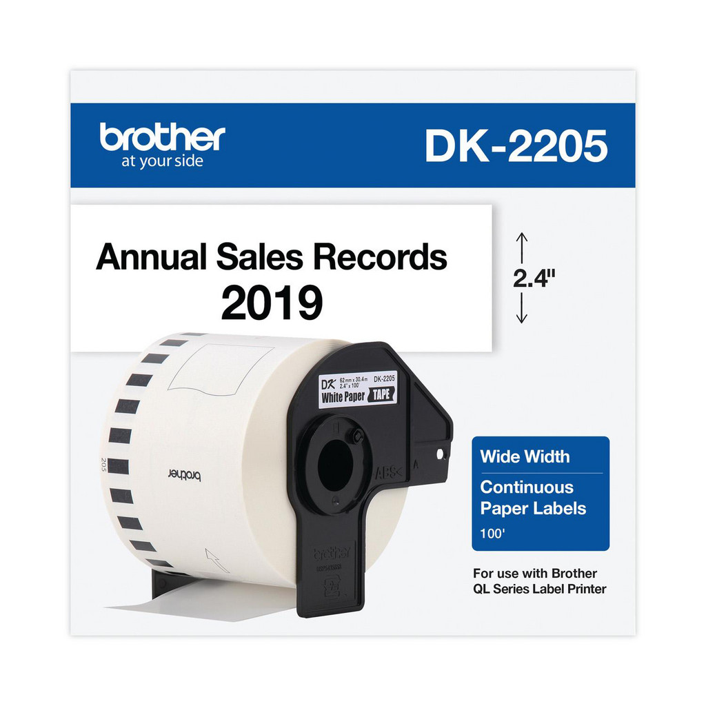 Brother - Labels, Ribbons & Tapes: Tape Type: Continuous Paper Label ...
