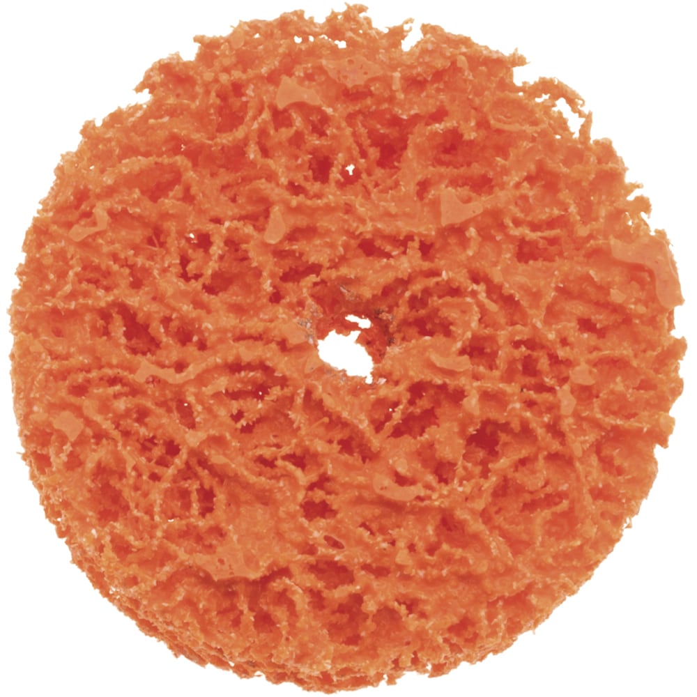 Deburring Disc: 2" Dia, 1/4" Hole, Extra Coarse Grade, Aluminum Oxide/Ceramic