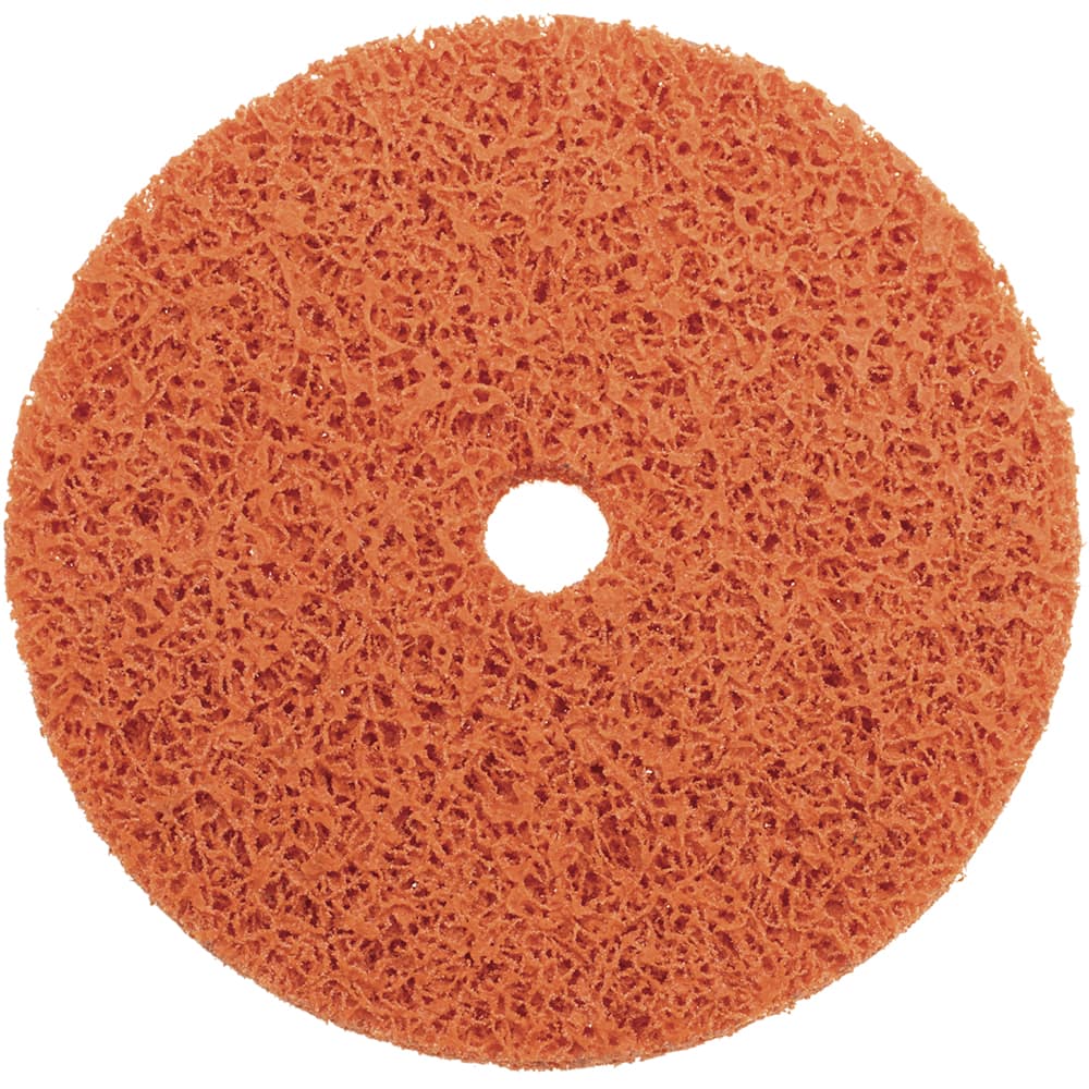 Deburring Disc: 7" Dia, 7/8" Hole, Extra Coarse Grade, Aluminum Oxide/Ceramic