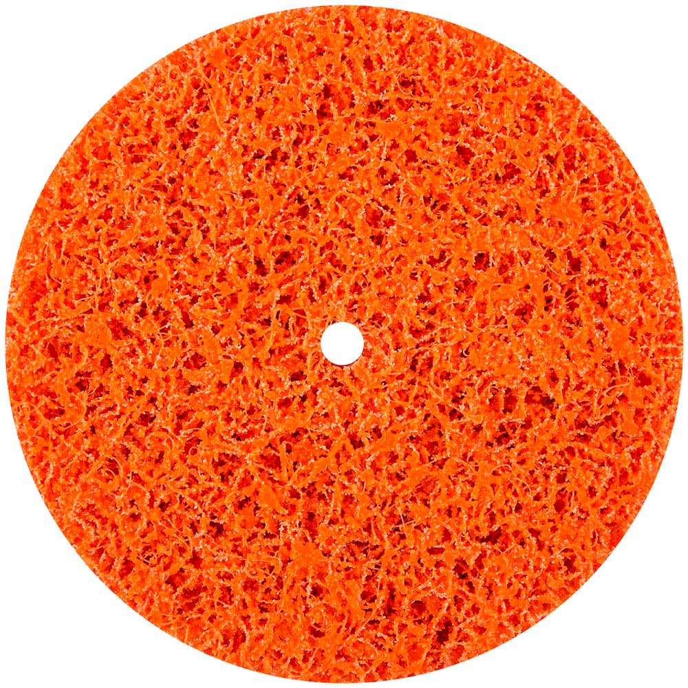 Deburring Disc: 6" Dia, 1/2" Hole, Extra Coarse Grade, Aluminum Oxide/Ceramic