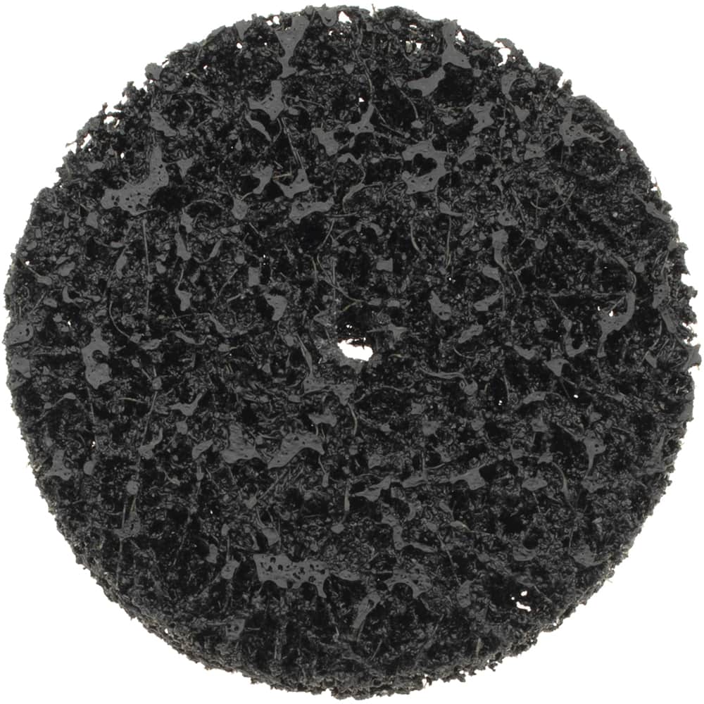 Deburring Disc: 3" Dia, 1/4" Hole, Extra Coarse Grade, Silicon Carbide