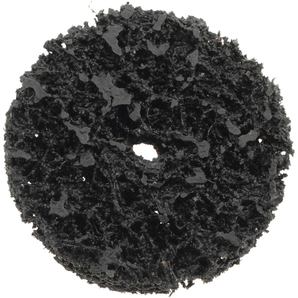 Deburring Disc: 2" Dia, 1/4" Hole, Extra Coarse Grade, Silicon Carbide