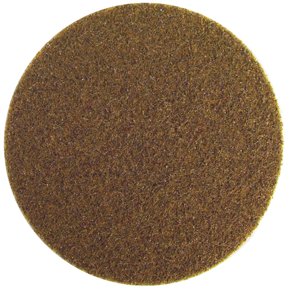Hook & Loop Disc: 1-1/2" Disc Dia, 50 Grit, Non-Woven, Aluminum Oxide
