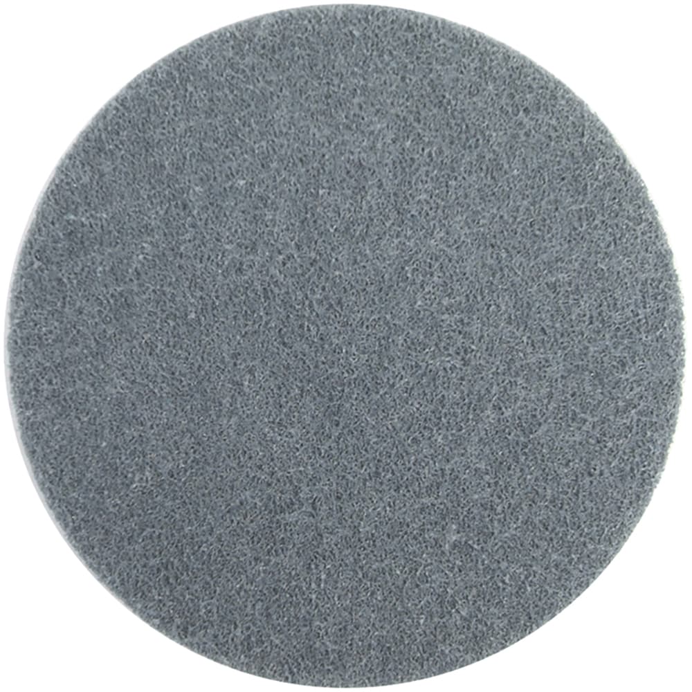 Hook & Loop Disc: 320 Grit, Non-Woven, Silicon Carbide