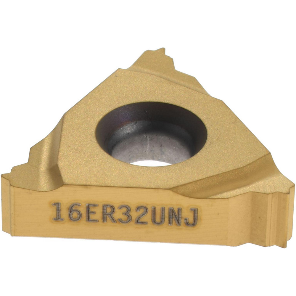 Laydown Threading Insert: 16ER32UNJ CP500, Carbide - Right Hand, External UNJ Thread, 32 TPI, 3/8" Inscribed Circle