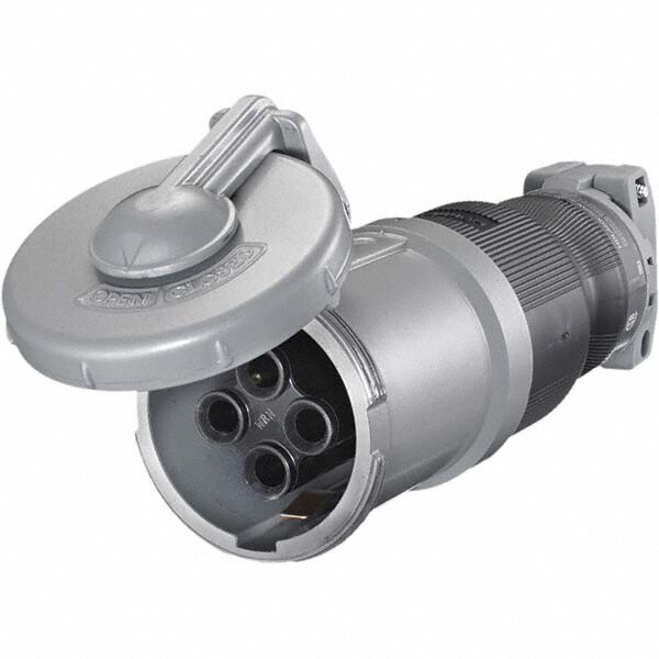 Pin & Sleeve Plugs & Connectors; Connector Type: Connector ; Pin Configuration: 2 ; Number of Poles: 3 ; Amperage: 60 ; Voltage: 600 VAC/250 VDC ; Maximum Cord Grip Diameter (Decimal Inch): 1.4500