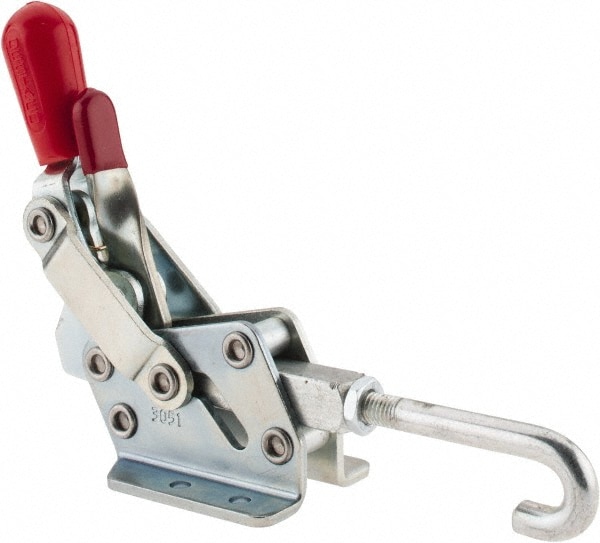 De-Sta-Co 3051-R Pull-Action Latch Clamp: Horizontal, 1,507 lb, J-Hook, Flanged Base Image