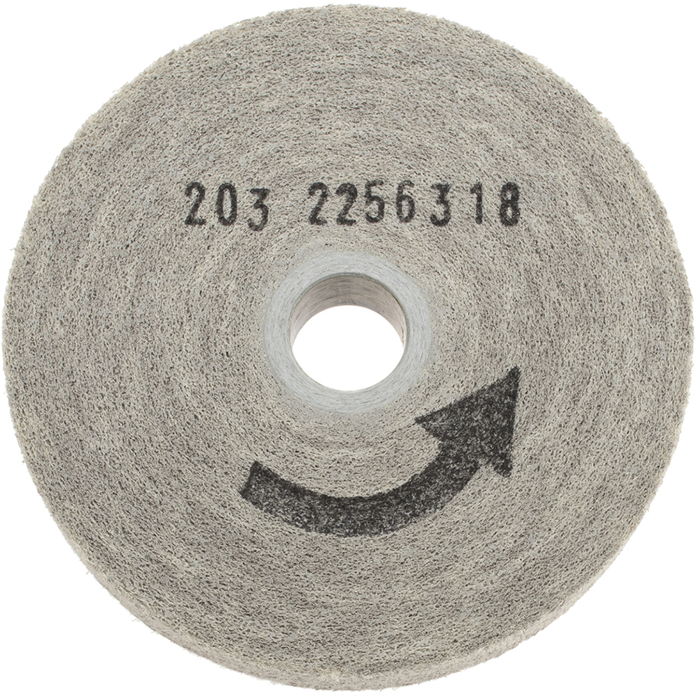 Norton Deburring Wheel 6" Dia, 1" Face Width, 1" Hole, Density 6